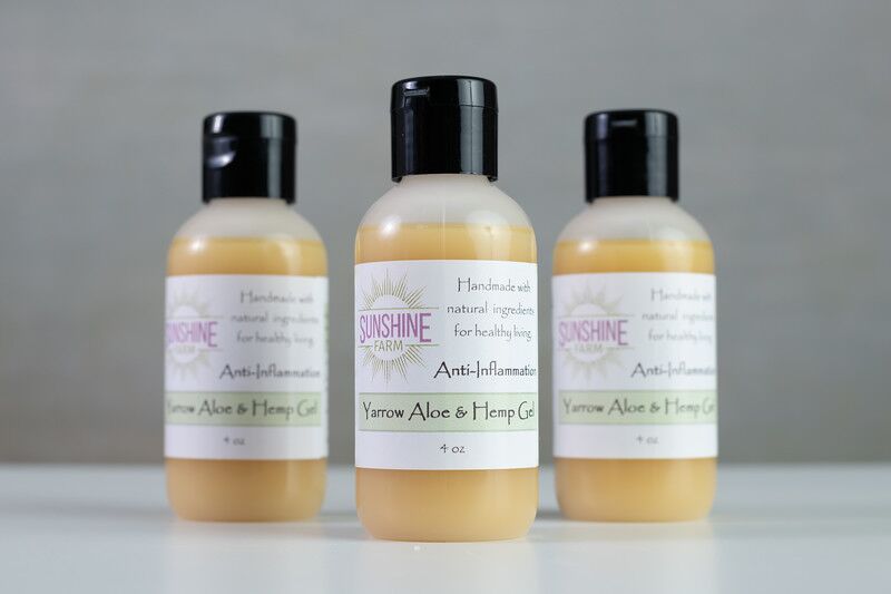 Full Spectrum Hemp Extract - Yarrow & Aloe Healing Gel - Sown Harvest natural skincare